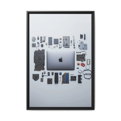 Grey Mac Framed Canvas