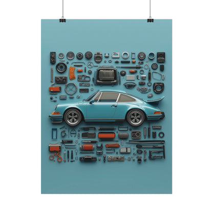 Porsche 911 G Classic Rolled Poster