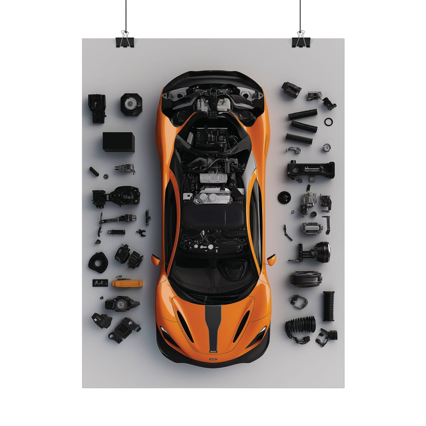 McLaren 765LT Rolled Poster