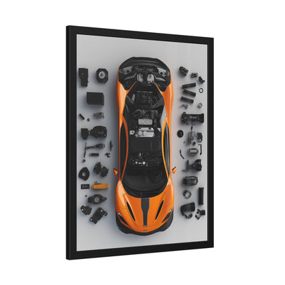 McLaren 765LT Framed Poster US