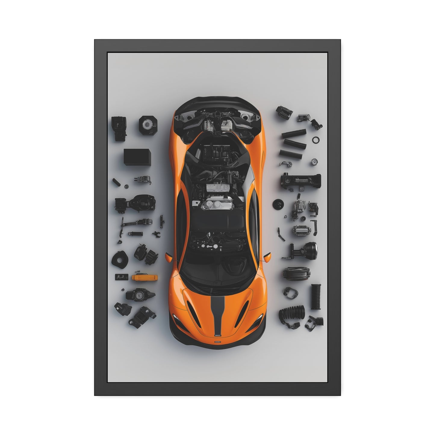 McLaren 765LT Framed Poster US