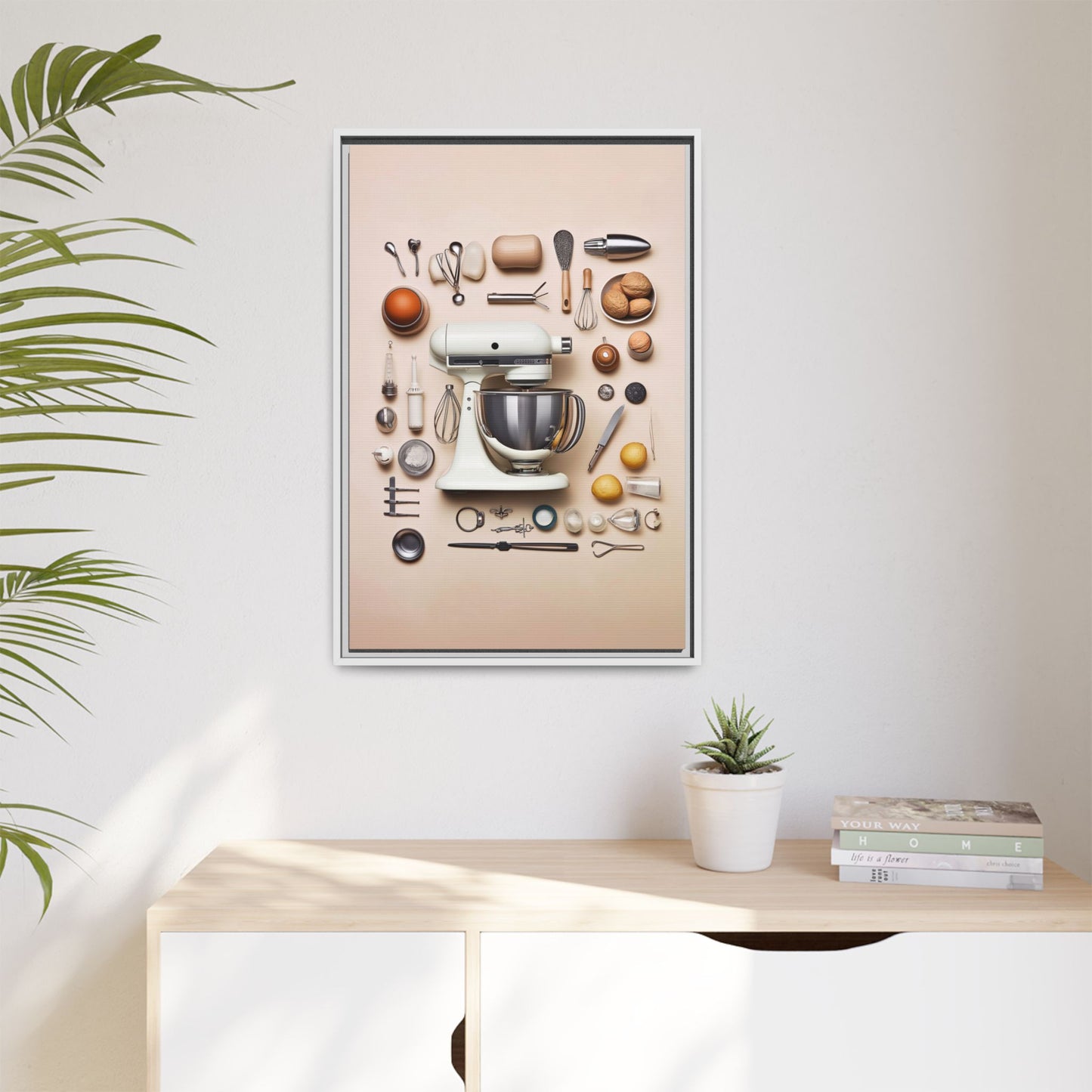 Shaker Shaker Framed Canvas