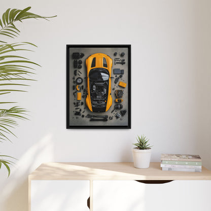 AMG GT Black Series Framed Canvas