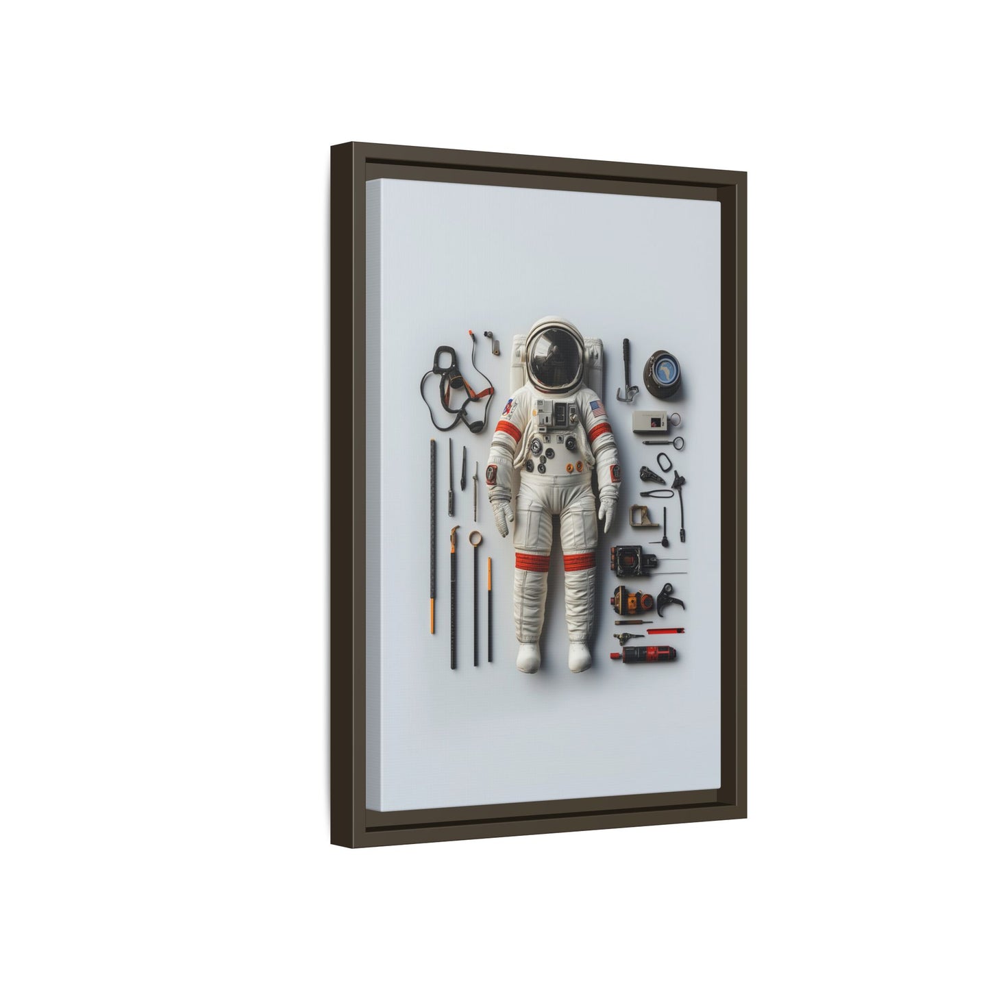 Astronaut Apollo Framed Canvas