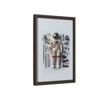 Astronaut Apollo Framed Canvas
