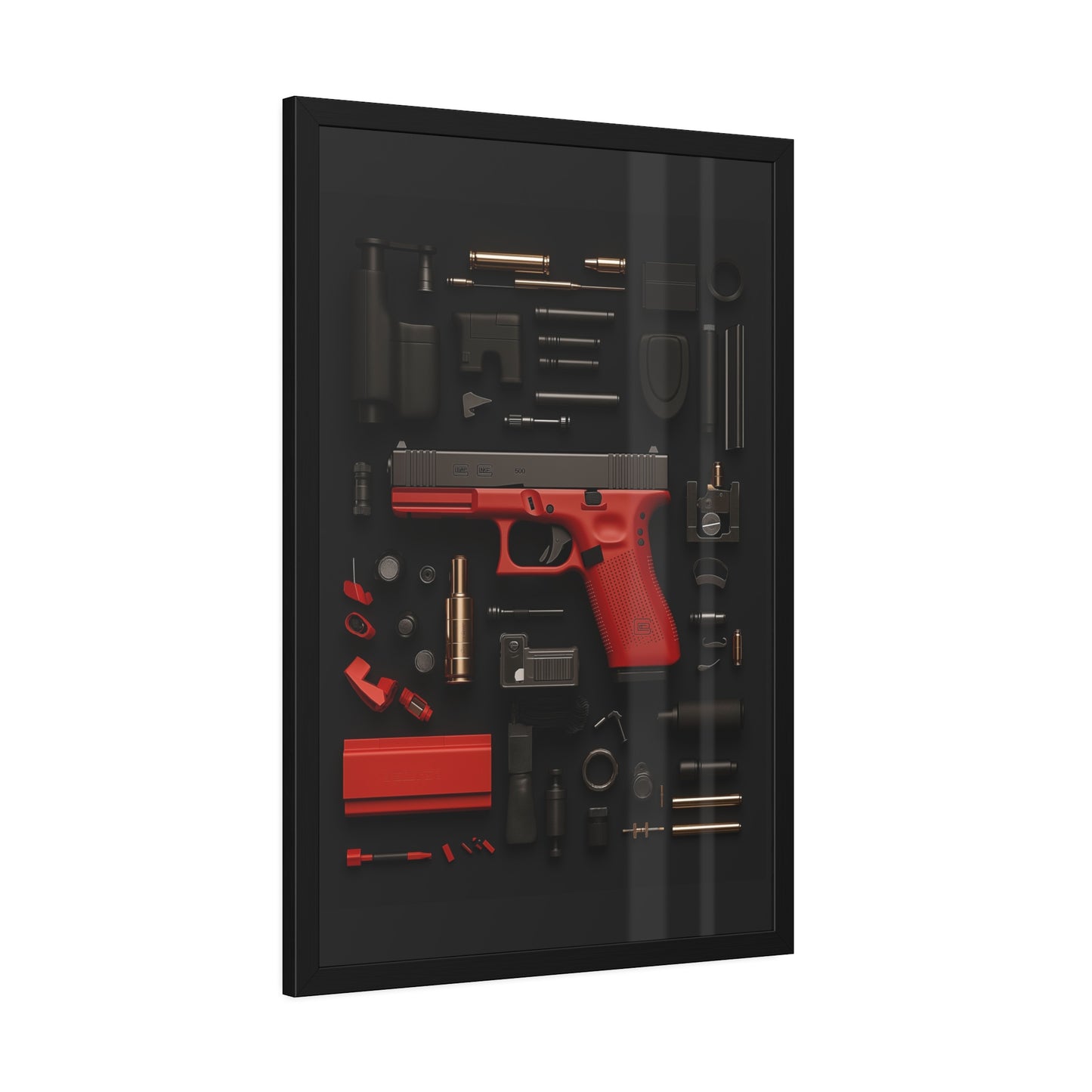 Red GunArt Framed Poster US