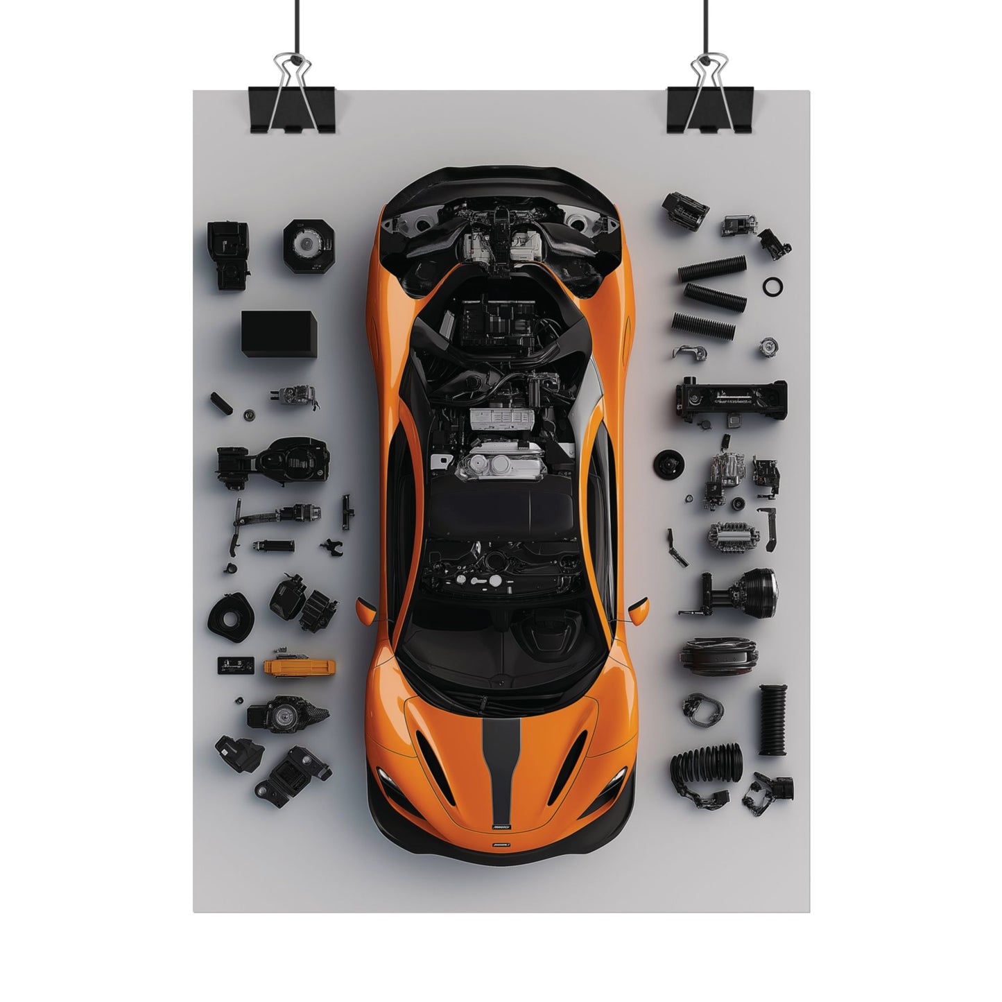 McLaren 765LT Rolled Poster