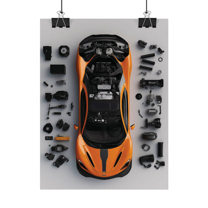 McLaren 765LT Rolled Poster