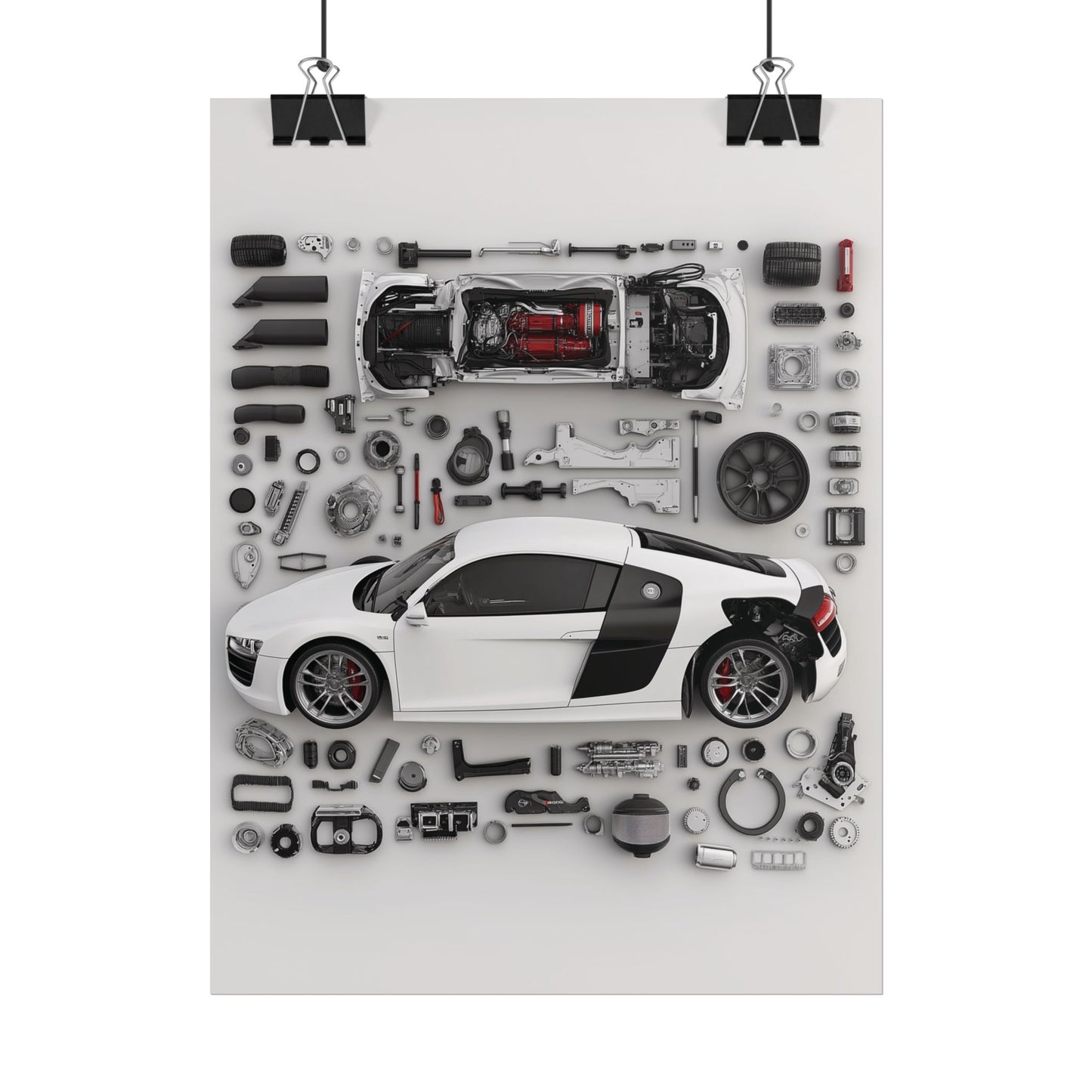 Audi R8 Rolled Poster