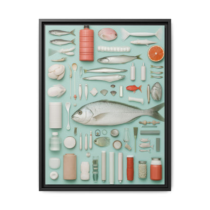Fish Framed Canvas