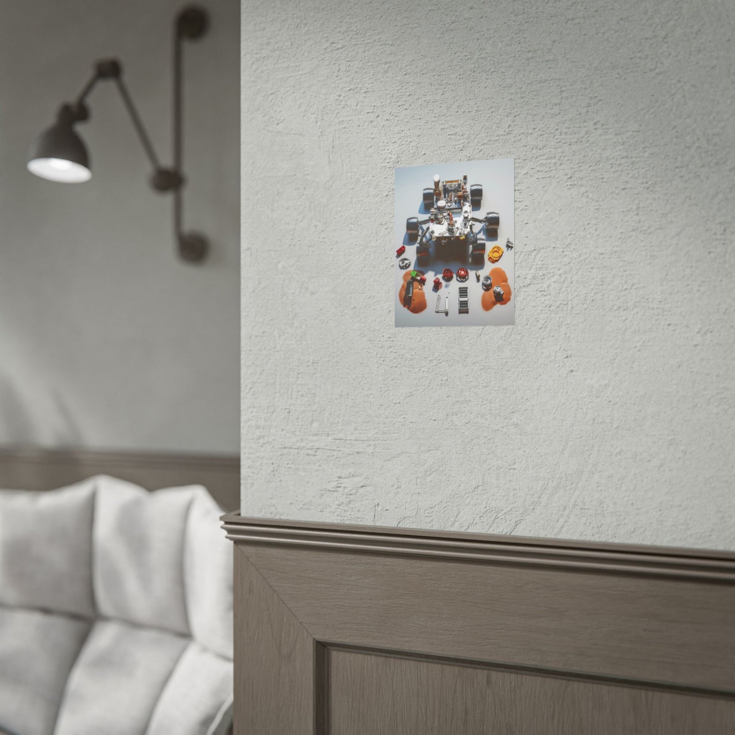 Space Rover Rolled Poster