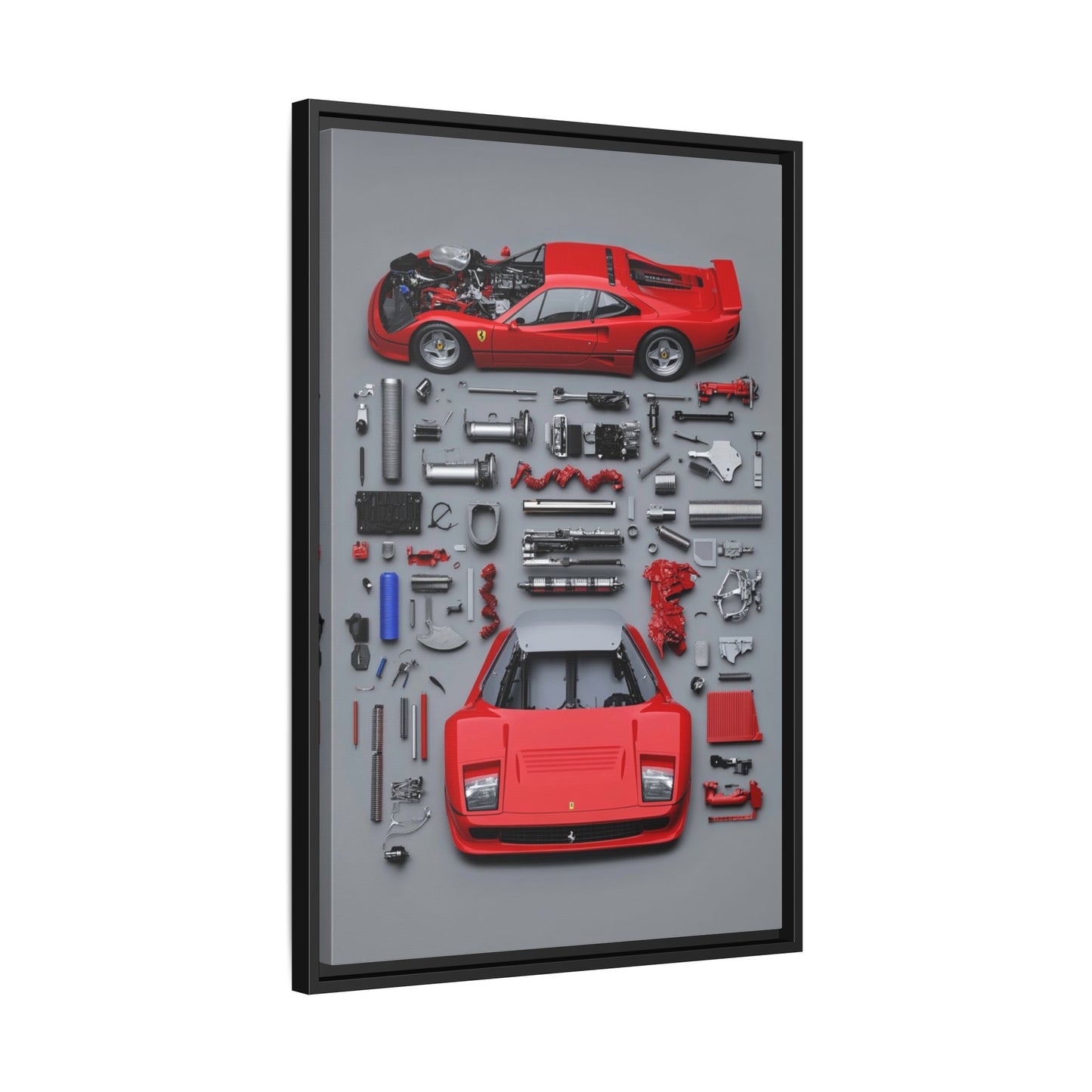 Prototype Classic Ferrari Framed Canvas