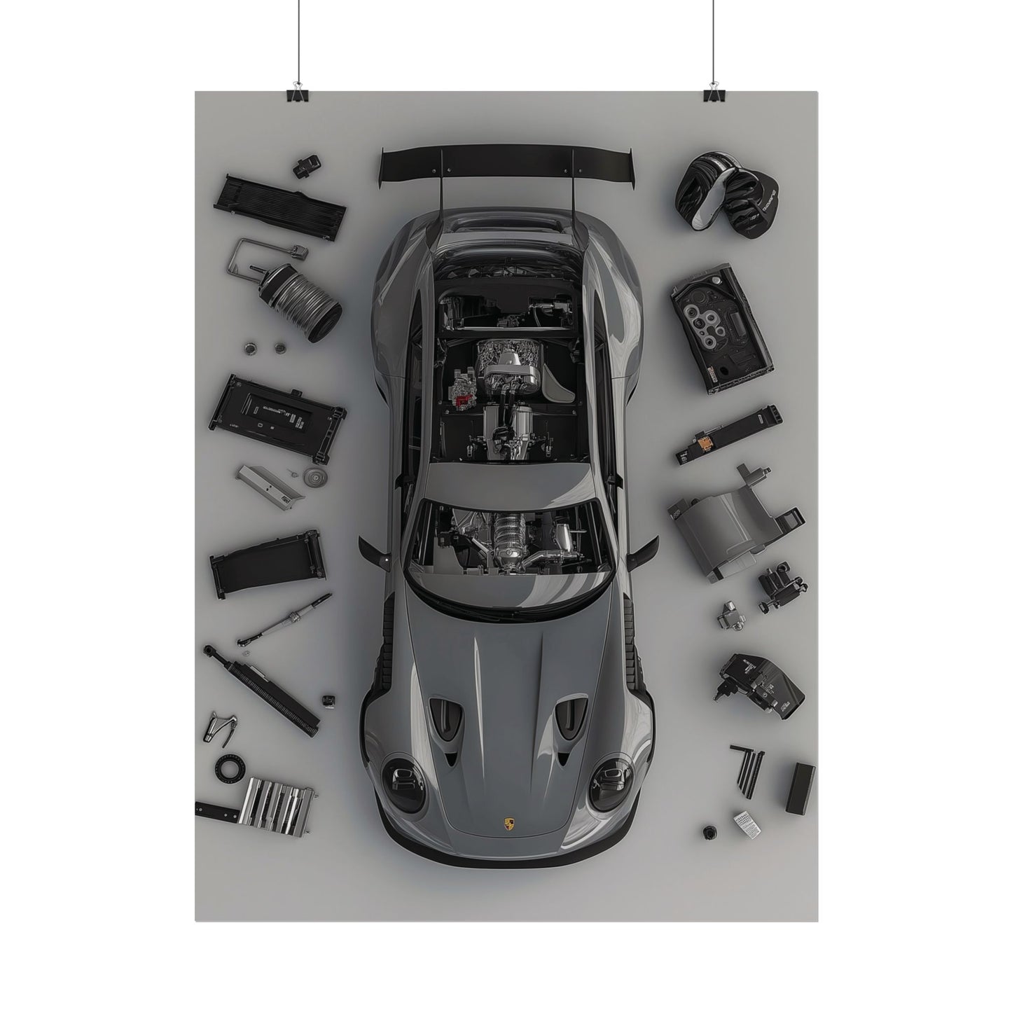 Porsche GT3RS Rolled Poster