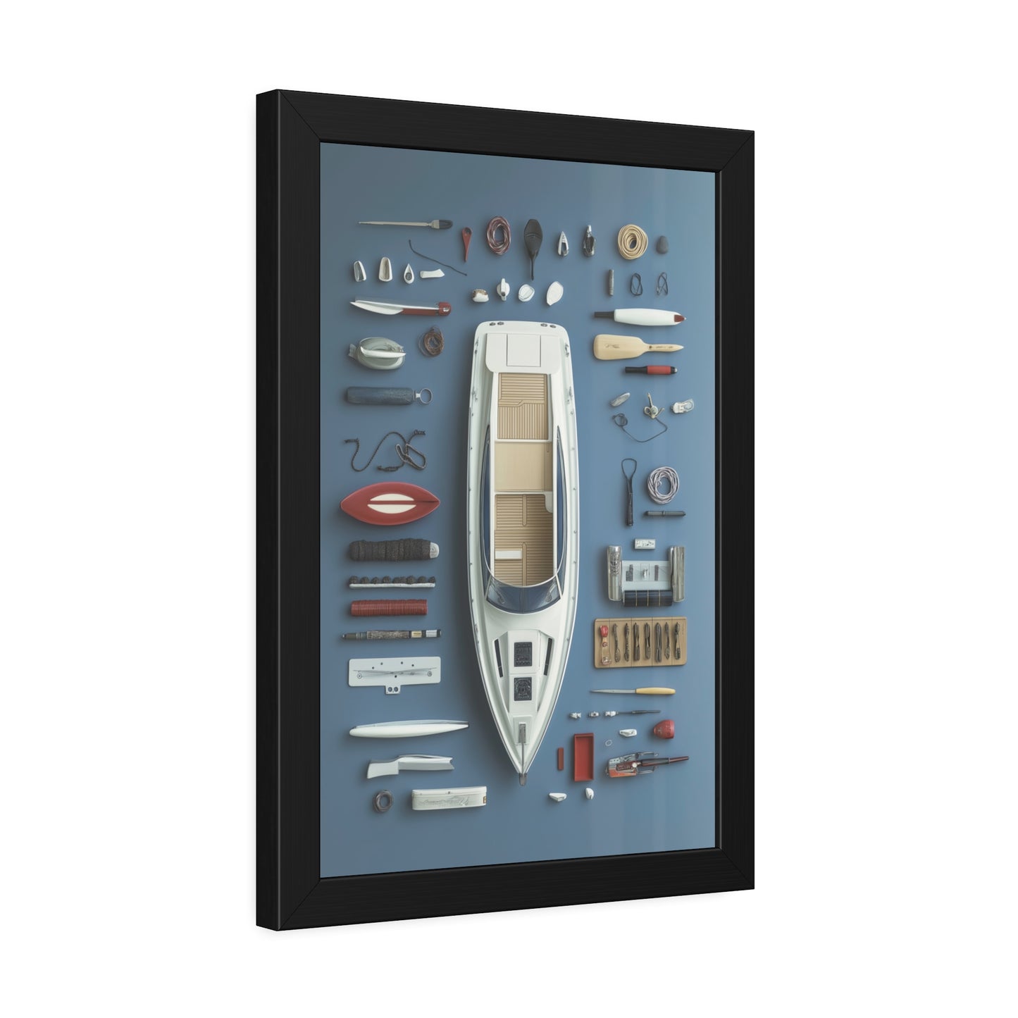 Fast Boat Framed Poster US