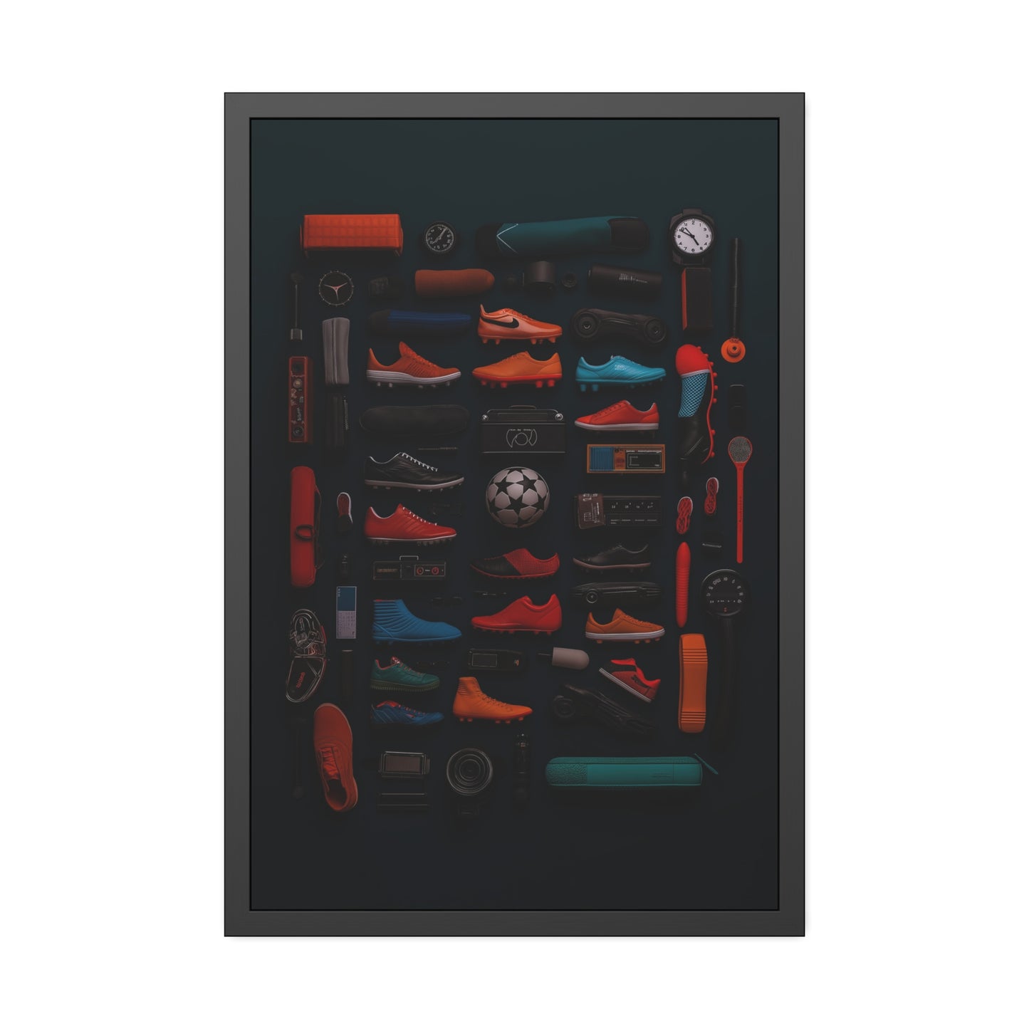 Soccer Cleat Framed Poster US
