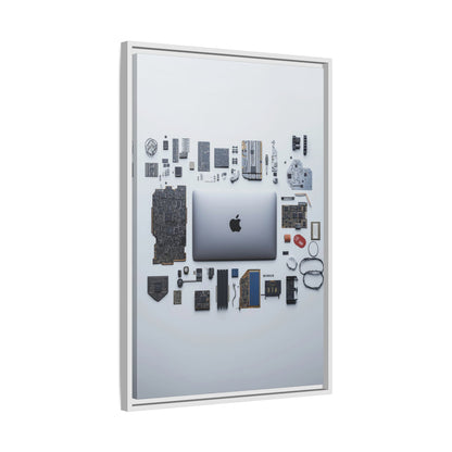 Grey Mac Framed Canvas