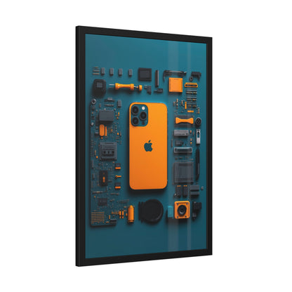 IPhone Orange Framed Poster US