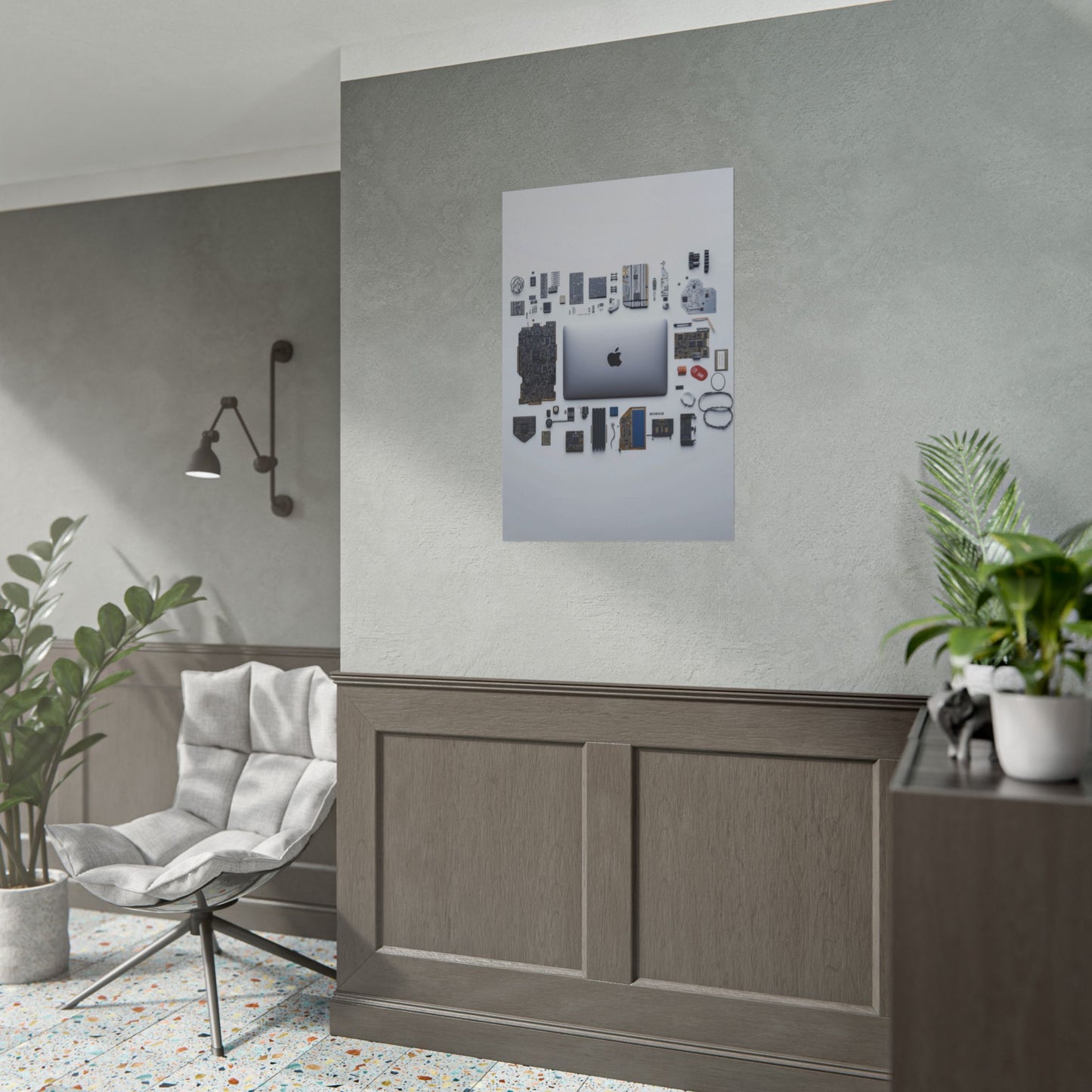 Grey Mac Rolled Poster