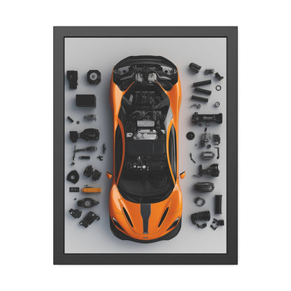 McLaren 765LT Framed Poster US