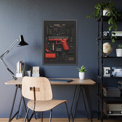 Red GunArt Framed Poster US