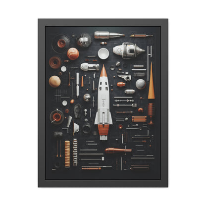 Space Project Framed Poster US