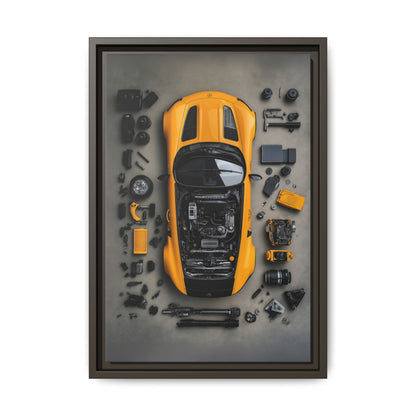 AMG GT Black Series Framed Canvas