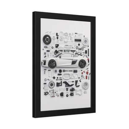 Audi R8 Framed Poster US