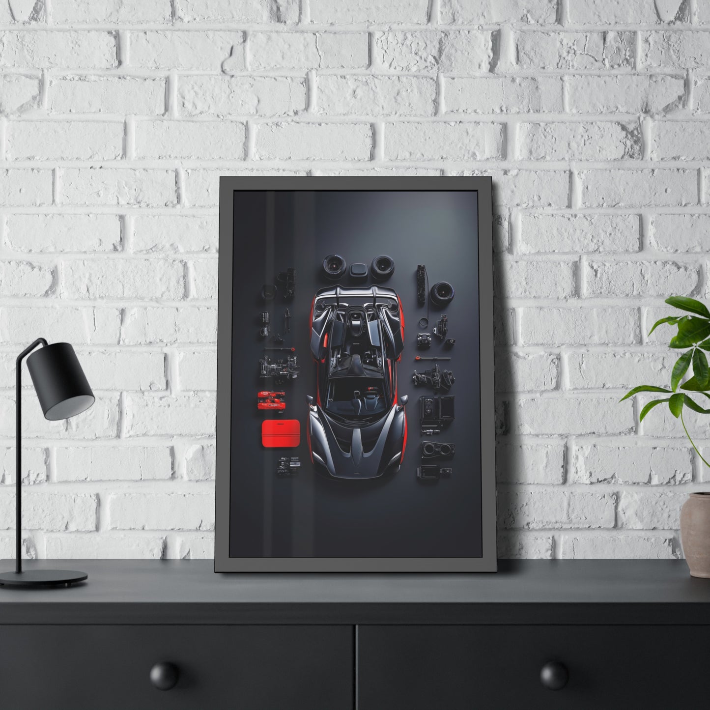 Senna Framed Poster US