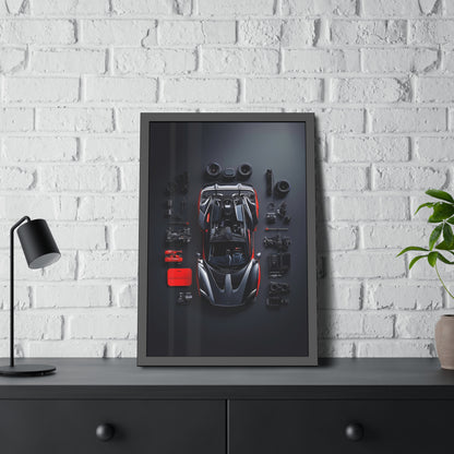 Senna Framed Poster US