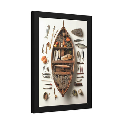 Fisher Boat Framed Poster US