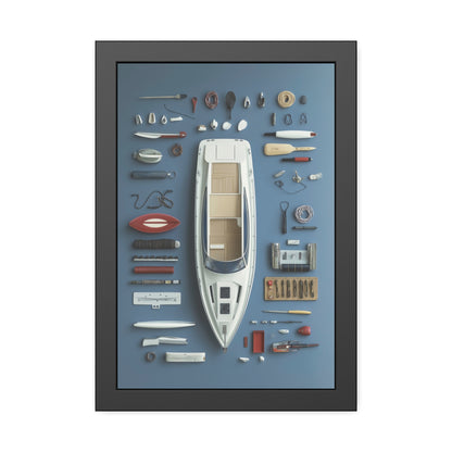 Fast Boat Framed Poster US