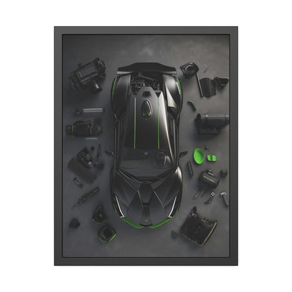Black Lambo Framed Poster US