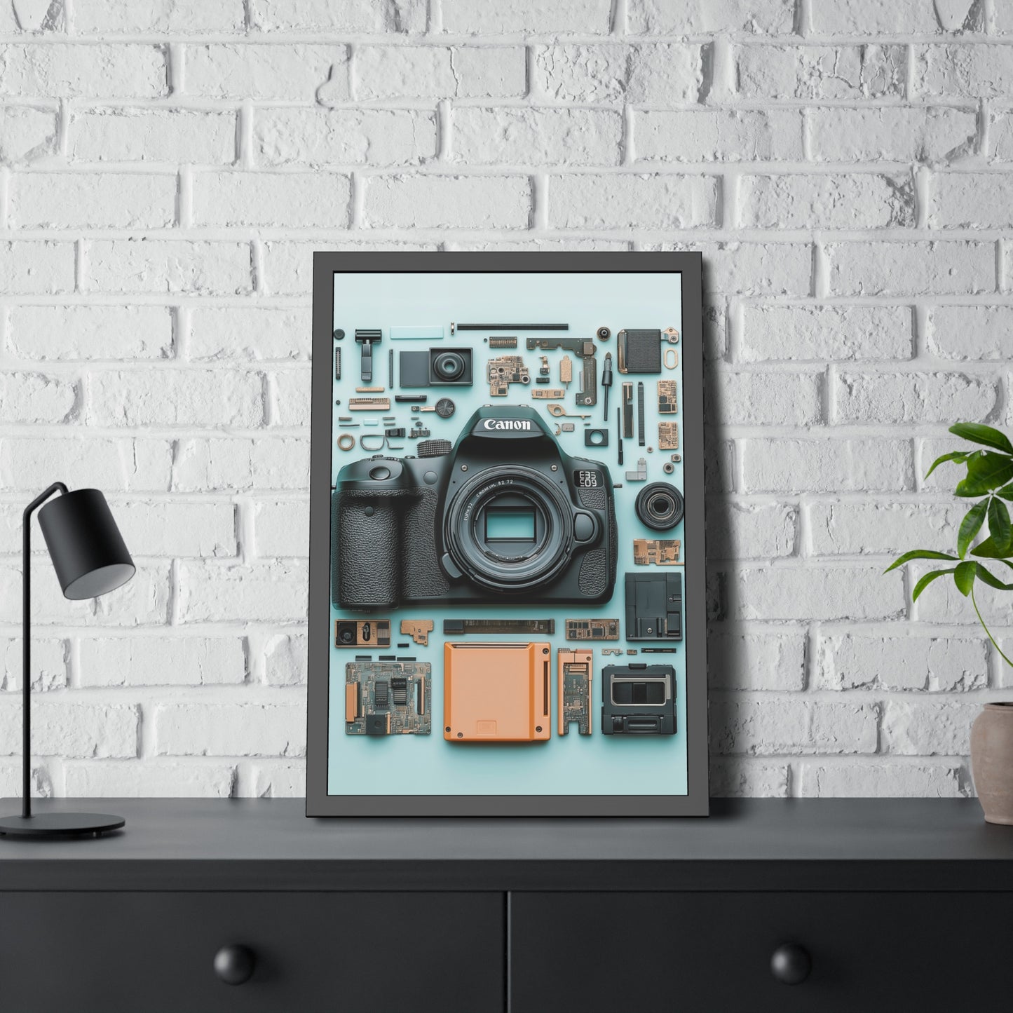 Canon Camera Framed Poster US
