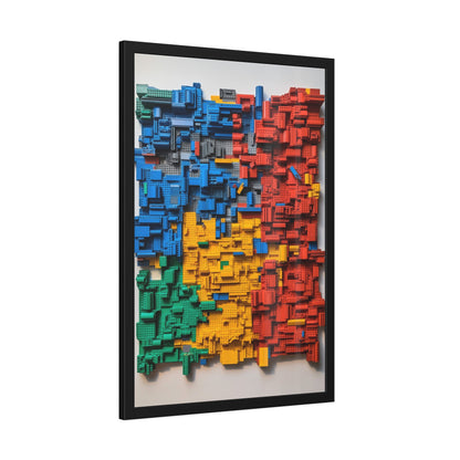 LEGO Blocks Framed Poster US