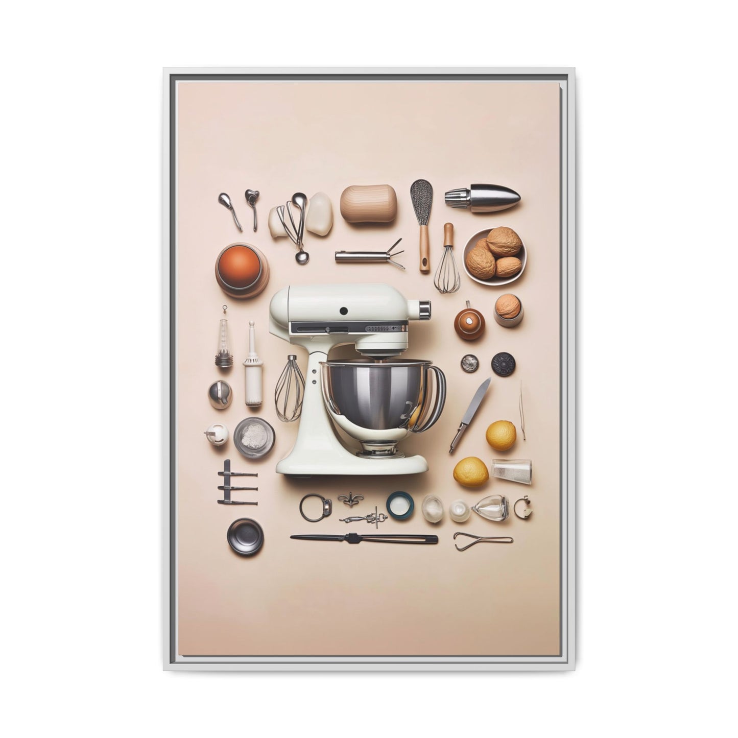 Shaker Shaker Framed Canvas