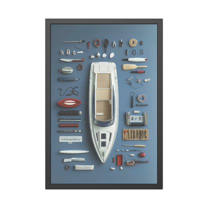 Fast Boat Framed Poster US