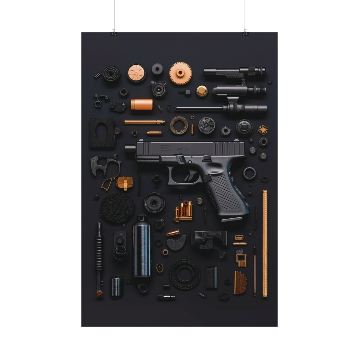 Black Gun_Art Rolled Poster