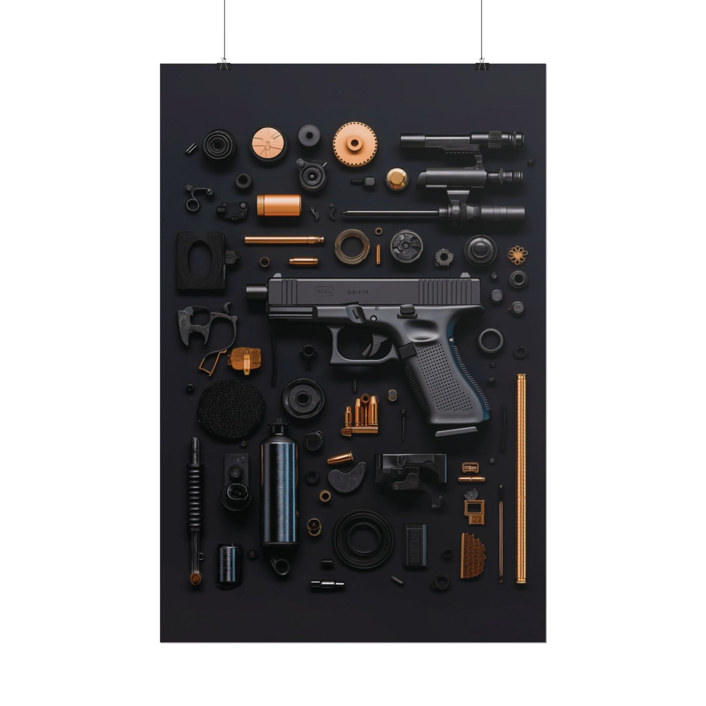 Black Gun_Art Rolled Poster