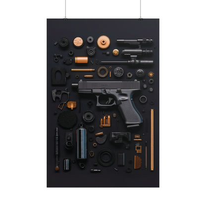 Black Gun_Art Rolled Poster