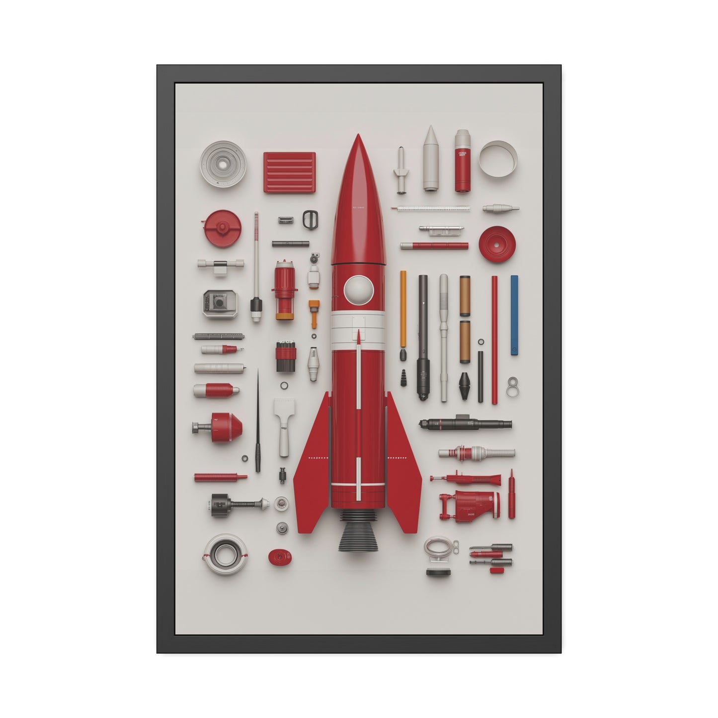 Red Rocket Framed Poster US