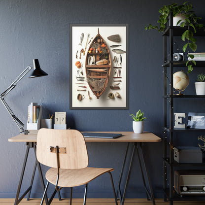 Fisher Boat Framed Poster US