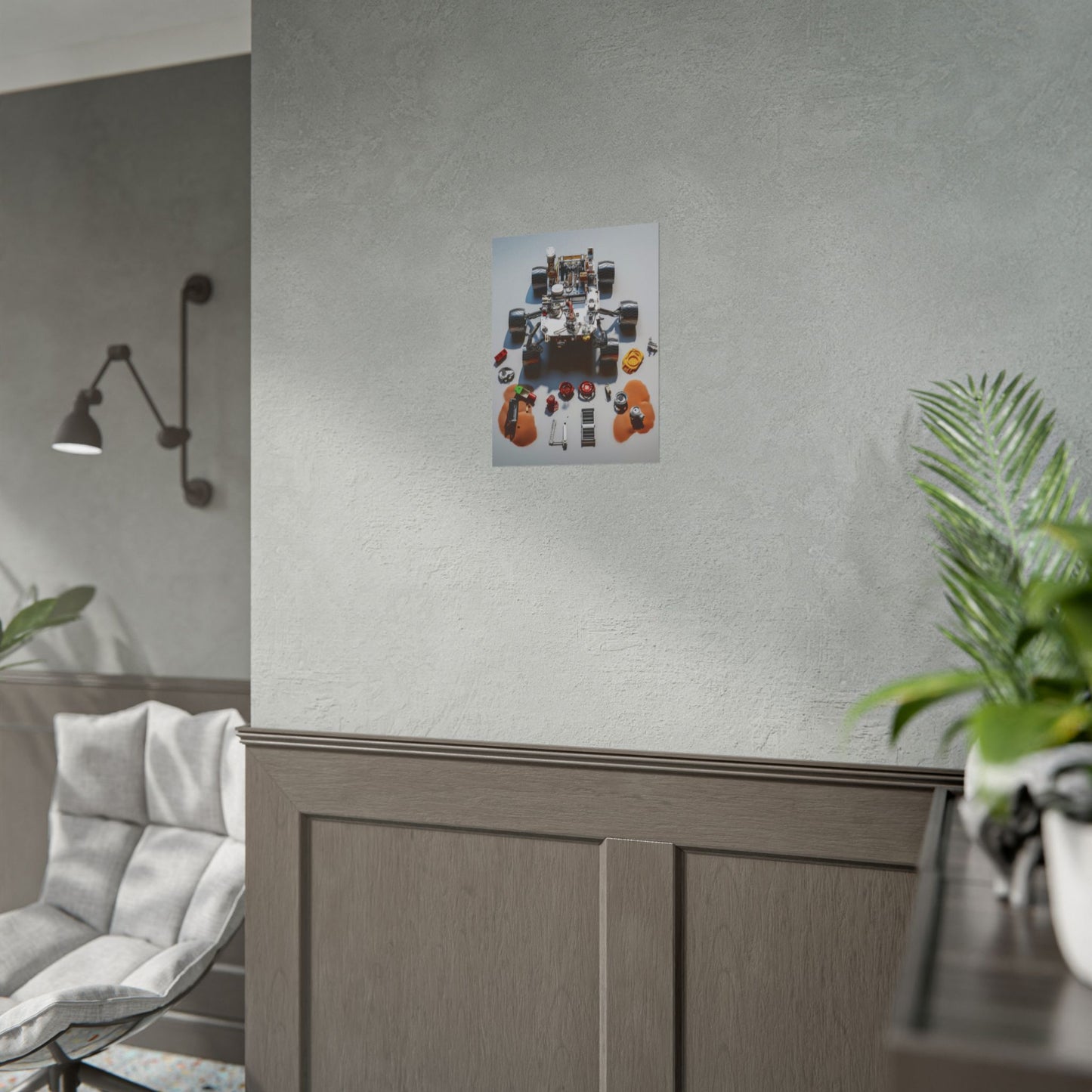 Space Rover Rolled Poster