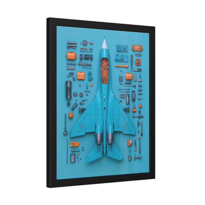 Jet Framed Poster US