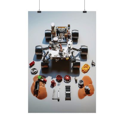 Space Rover Rolled Poster