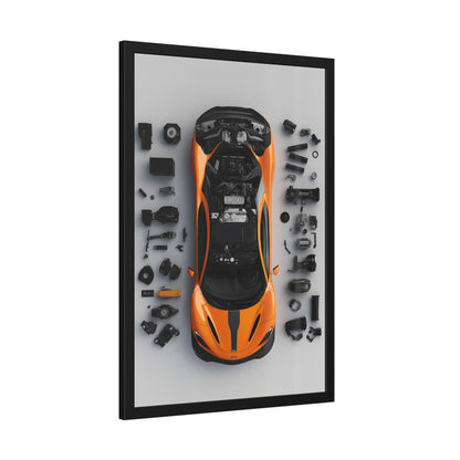 McLaren 765LT Framed Poster US