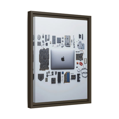 Grey Mac Framed Canvas