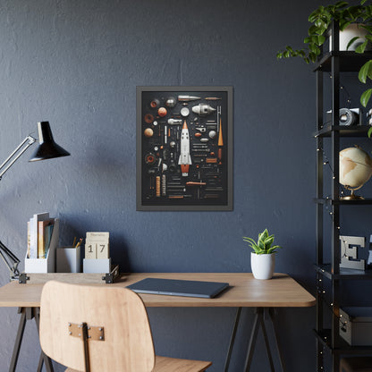 Space Project Framed Poster US