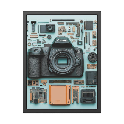Canon Camera Framed Poster US