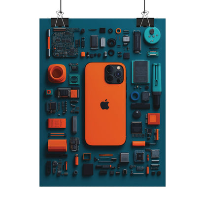 Phone Rolled Poster