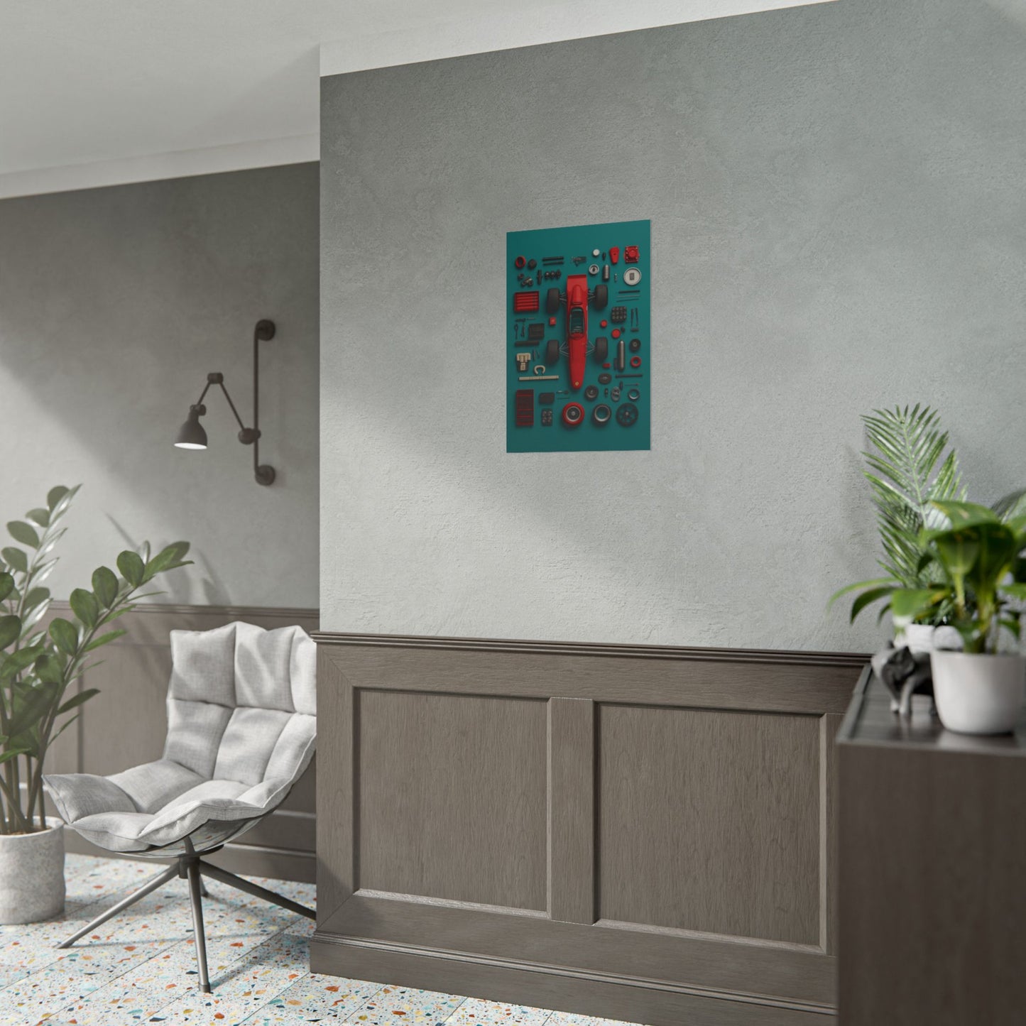 F1 Classic Van Rolled Poster